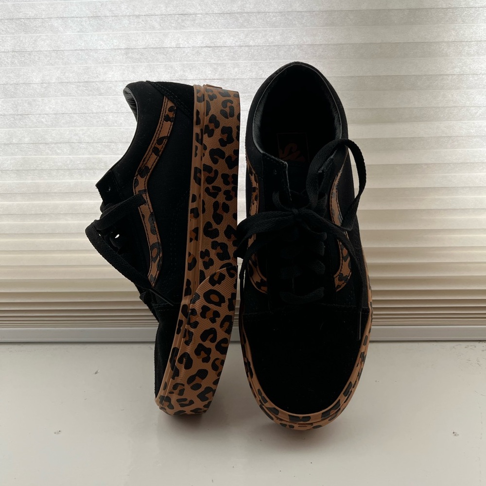 Leopard-Cheetah Platform Vans
